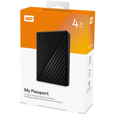 Wd 4Tb My Passport Portable External Hd Best Buy
